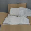 6 Pack Teepee Tent for Kids Sleepover Party Indoor, Gift Set with Inflatable Airbeds with Star Lights & Colored Flags, Washable & Foldable Toddler Slumber Party Tent for Girls & Boys, White