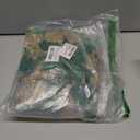 Pack of 12 Pcs Glitter Poinsettia Christmas Tree Ornaments,Christmas Decorations Flower (Green)