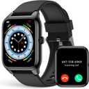 EGQINR Smart Watch, 1.78" AMOLED 368 * 448 HD Screen, 69 Sports Modes Fitness Tracker with Heart Rate, Blood Oxygen, Sleep, IP68 Waterproof Smartwatch with Bluetooth Call for Android iOS