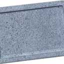 WANLIAN Lava Grill Steak Stone,Grilling Stone,Tabletop Grill Cooking Stone,11.8x7.9 x1in Grilling Plate for Oven and Barbecue Cooking Meat,Fish,Vegetable and Pizza