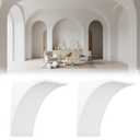 2-Pack Round Doorway Arch Kit, 9"x9"x5" Pre-Curved Drywall Form, Easy DIY Half-Circle Doorway Upgrade, Installs on Any Interior Door, Add Modern Rounded Corners to Your Home Decor