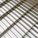 HVAC Premium 16" X 16" Floor Grille - Fixed Blades Return Air Grill - Brown [Outer Dimensions: 17.75 X 17.75]