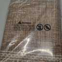 Scalloped Rug 2x6 Runners for Hallways, Solid Goffee Runner Rugs Non Slip Scalloped Bath Runner, Washable Rug for Bedroom Girls, Mat for Kitchen Floor Soft Dorm Nursery Carpet for Bedside (Coffee)