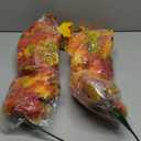 Fall Maple Leaf Hanging Plants Artificial Autumn Leaves Vines Outdoor Autumn Outdoor Decor, Artificial Fall Maple Leaves, Hanging Plants for Autumn Harvest Festival, Fake Plants Indoor(Yellow)