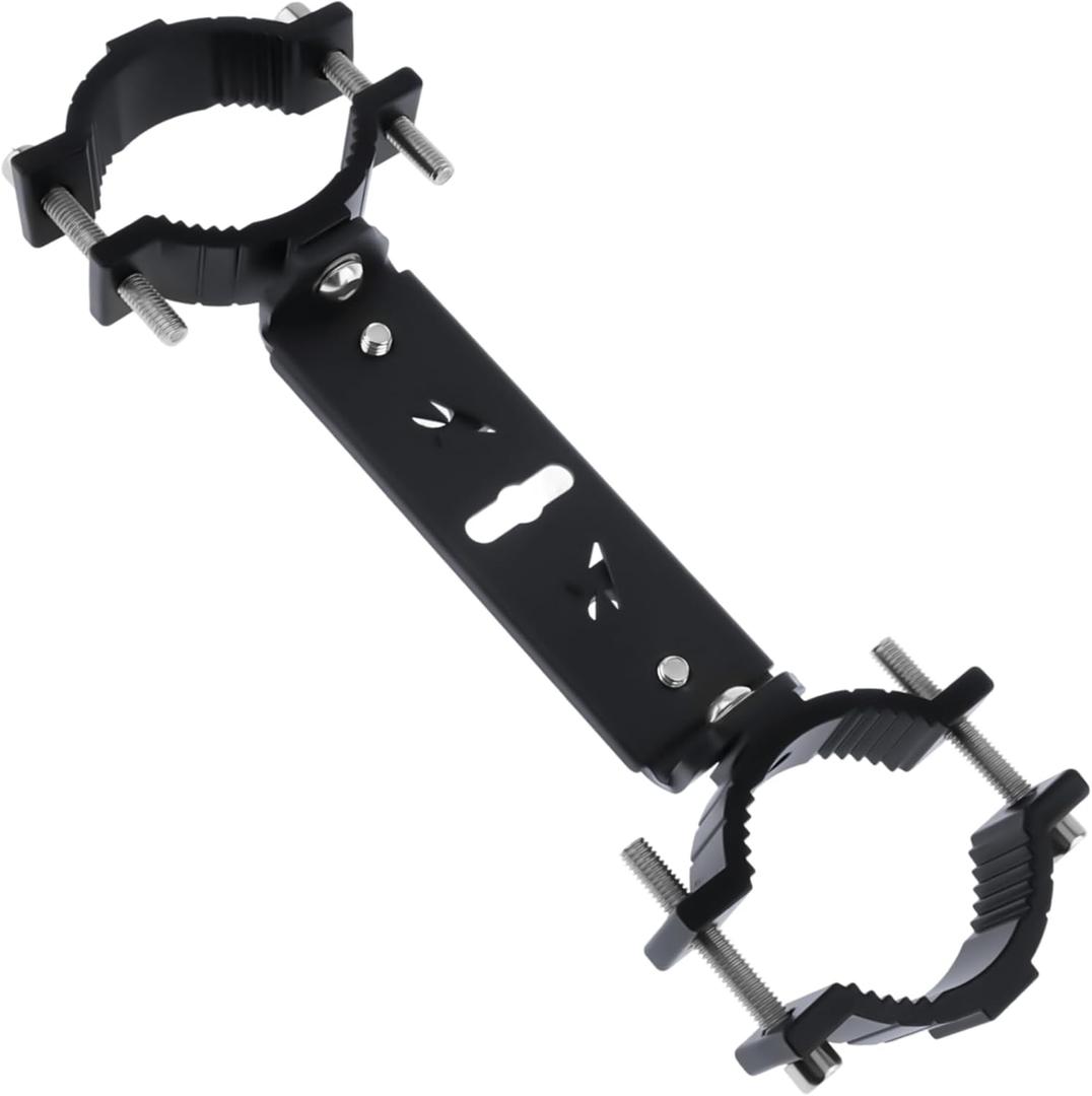 Windance Adjustable Front Fork Light Mounting Bracket Multi-Functional Clamp Expansion Mounting Holder for Motorcycle Scooter E-Bike ATV Dirt Pit Bike (30-56mm/1.18-2.20inch)