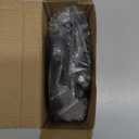 2 Pcs 490-241-0038 Universal Rolling Skid Shoes Wheel for Craftsman MTD Cub Cadet and Most 2-Stage and 3-Stage Snow Thrower Snowblowers, Universal Roller Skid Snow Thrower Shoes Black