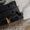 OMOCCUIT Over The Toilet Storage Cabinet, 32" W Over Toilet Bathroom Organizer with Toilet Paper Holder Stand, Home Space-Saving Toilet Rack for Bathroom, Restroom (2 Barn Doors+Open Shelf, Black)