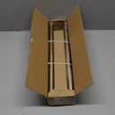 Lootkell 2 Pack Warm Gold Curtain Rods for Windows 28 to 48 Adjustable Length Heavy Duty 1" Diameter Brass Window Curtain Rod with Solid Metal Finials for Outdoor Farmhouse Bedroom Kitchen Living Room