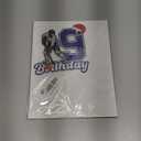 Hockey Cake Topper for Boys 9th Birthday Ice Hockey 9th Birthday Party Supplies Sport Hockey Ball Party Decorations Glitter Cheer to 9 Ice Hockey Cake Decorations