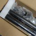 16Ft Industrial Metal Stairs Handrail Kit, Sturdy Wall Mount Aluminum Hand Rail, Indoor Outdoor Stair Railing Wood Concrete Brick Wall,1.5 in Round Pipe Grab Bar, Matte Black-16FT