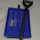 Kids Snow Shovel, Comfortable Strong D Handle Grip Detachable Lightweight Small Winter Snow Shoveling Tool for Children Toddler to Home Courtyard Camping Beach Driveway (Blue)