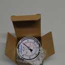 MEASUREMAN 2-1/2 inch Dial Size, Liquid Filled Pressure Gauge, 0-300psi/2000kpa, 304 Stainless Steel Case, 1/4 inch NPT Back Mount