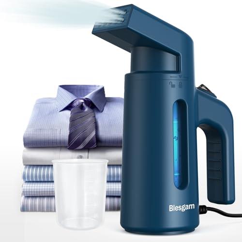 Blesgam Steamer for Clothes 700W, Double Row Steam Clothes Steamer, 180ML Large Capacity Water Tank, 40S Fast Heat-up Garment steamer for Home and Office(GY168)