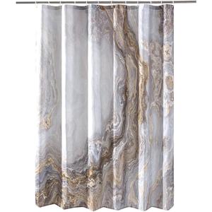 COSEVIER Shower Curtain Marble Texture for Bathroom, Polyester Fabric Waterproof Bathroom Decor, 72x72 Inches, Stardard Size