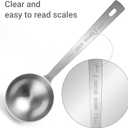 4Pcs Coffee Scoop Spoon - 1 Tablespoon 15ML Stainless Steel Long Handle Measuring Spoons for Ground Coffee, Loose Tea and Powder