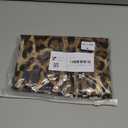 Leopard Cheetah Skirt with Shorts, Sexy Night Club High Waist Elastic Leopard Print Bodycon Mini Skirts for Women M