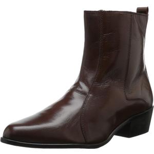 Stacy Adams Men's Santos Plain-Toe Side Zipper Boot (11.5, Cognac)