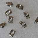 3 x M3 M4 M5 T Slot Nuts for 2020 Aluminum Profiles - 3Sizes 150Pcs Kit - Carbon Steel,Hammer Head T-Slot Fasteners