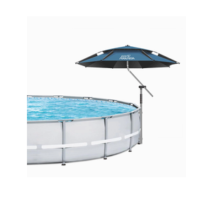 Above Ground Pool Umbrellas, Outdoor Pool Sunshade for Oval or Rectangular Swimming Pools, Multi-functional Patio Umbrella for Garden, Must have Pool Accessories