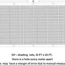 winemana 50% Shade Cloth for Garden- 10x20 FT Breathable Mesh Tarp for Vegetables & Plants, Outdoor Patio Sun Shade with Grommets - Chicken Coop, Dog Kennel Cover