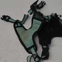NESTROAD No Pull Dog Harness,Adjustable Oxford Dog Vest Harness with Leash,Reflective No-Choke Pet Harness with Easy Control Soft Handle for Large Dogs(Large,Turquoise) (Lneck 15-19" chest 19-29")