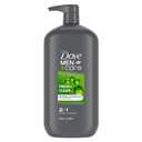 DOVE MEN + CARE 2 in 1 Shampoo and Conditioner Fresh & Clean for Clean Hair Shampoo and Conditioner for Stronger, Healthy Hair Everyday 31 oz