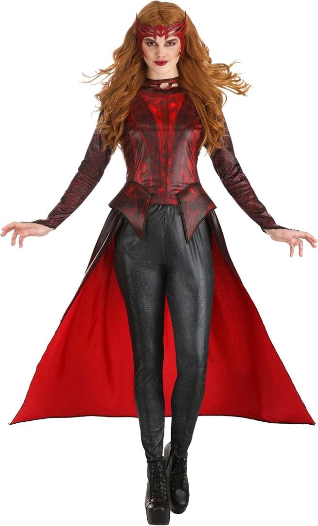 MARVEL Adult Scarlet Witch Hero Costume, Womens Halloween Costume - Officially Licensed