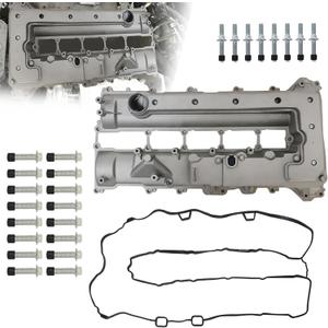 SecosAutoparts 1.8L Engine Camshaft Valve Cover Compatible with Chevrolet Malibu 2016 2017 2018 2019 Replace# 25203563 55580751 55583114 with Gasket & Bolts