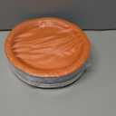 60Pcs Blue Cartoon Dog Birthday Party Supplies 9" Orange Blue Plates Puppy Tableware Set Disposable Colorful Polka Dots Paper Plates Dog Party Decorations for Kids Boys Girls Birthday Baby Shower