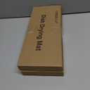 2 x CHIKILLA Silicone Dish Drying Mat for Kitchen Counter, Fast Drainage Design for Vegetables Fruits, Heat Resistant, Non-Slip , Dishwasher Safe  15.7x13 inch Urban Gray