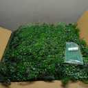 ODTORY Artificial Plants Hedge Wall Panels20x20 Inch 12P UV-Anti Greenery Boxwood Fence Privacy Screen, Faux Ivy Grass Wall with Fake Leaves for Indoor Outdoor Background Covering