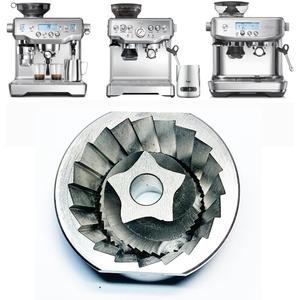 Upper & Lower Precision Fit Conical Burrs for Sage/Breville Barista Coffee Grinders  Compatible with Adjustable Burr Models Only (5 Point Burr)