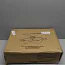 Dezin 5-QT Double-flavor Shabu Shabu Pot with Divider, Dual Sided Nonstick Hot Pot, 12 Inch Divided Stockpot for Cooking, Hotpot for Induction Cooktop, Gas Stove & Hot Burner, Soup Ladle Included