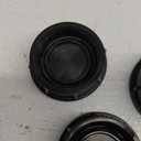 3 Pack Sprinkler Head Cap Compatible with HUNTER Pro Spray Sprinklers, Spray Shut Off Cap with Fluoroelastomer Seals Compatible with Hunter Pro, Black Spray Head Cap & O Ring