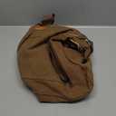 Tuobo Canvas Tote Purse for Women Work Shoulder Crossbody Bag Vintage Multi-pocket Handbags (Brown)