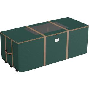 Rolling Storage Bag - 12FT Storage Bags with Durable Handles and Wheels for Outdoor Cushion, Clothes, and More by Elf Stor (Green)