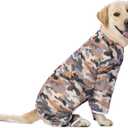 Lightweight Recovery Surgery Recovery Suit for Large Medium Dogs,Camouflage Quick Dry Dog T-Shirts Bodysuit Pajamas PJS Full Body for Shedding, Prevent Licking, Wound Protection (32)