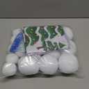 Elcoho 22 Pieces Snow Toss Games Banner Snow Toy Ball Set Winter Toss Cornhole Games Banner with Snow Toss Balls and Drawstring Bag for Xmas Indoor Outdoor Throwing Games Party Supplies