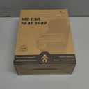 SEVEN SPARTA Car Seat Tray for Kids Toddler Travel with Soft Rubber Base, Rotatable and Removable Cup Holder Snack Tray for Food Color and Play for Family Road Trip Essentials (1, Standard Base)