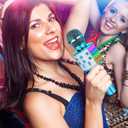 Wireless Karaoke Microphone Bluetooth: Handheld Microphone for Kids Adults Singing - White Elephant Gifts for Christmas Holiday Party