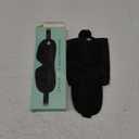 Nidra Contoured Sleep Mask for Side Sleepers  Zero Pressure Fit, Light Blocking Eye Shade for Sleeping & Travel  Black, Standard Size