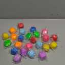 DIYDEC 24 Pcs Stress Cube Toys 8 Colors Slow Rising Stress Balls for Kids Classroom Prizes Goodie Bags Squeeze Stretch Fidget Balls for Party Favors Adults Stress Relief