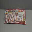 4 x Treasure Cove Christmas Gingerbread Cards Craft Kit DIY Gingerbread House Card Christmas Crafts Kit Make Your Own Gingerbread House Decoration with Stickers for Kids Xmas Holiday Party Decor Supplies 12Pcs