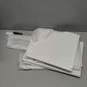 Corner Bread Box for Kitchen Countertop, Farmhouse Style with Acrylic Wavy Door Panel White Counter Bread boxes, Extra Large Food Storage Container