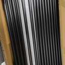 105 Pack 36 inch Aluminum Balusters for Deck Railing,Black Round Metal Spindles for Staircase,3/4" Diameter Hollow Deck Ballasters with Screws and Connectors for Railing Fencing Porch Stair Spindles