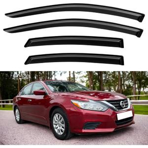 Window Visors Rain Guards Shield for 2013-2018 Nissan Altima, Out-Channel Window Vent Wind Deflectors Visors Shades for 13-18 Altima