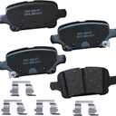 Bendix Premium SBC1915 Ceramic Rear Brake Pads for Buick LaCrosse 2019-2017, Regal Sportback 2020-2018, Regal TourX 2020-2018, Chevrolet Equinox 2020-2018, Malibu 2019-2016, GMC Terrain 2020-2018