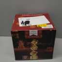 Christmas Lighted Gift Boxes Decorations Set of 4, 2.8Ft Stackable Christmas Nesting Boxes Battery Operated with Timer for Home and Party Decoration