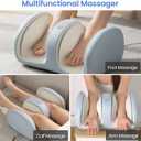TISSCARE Shiatsu Foot Massager with Heat, Ideal for Feet & Calves, Gift for Men and Women