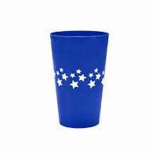 11 x Party cup tumbler 16 fl oz, Blue, 4pk